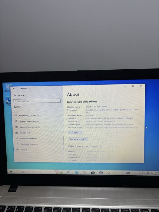 Laptop ASUS 2016