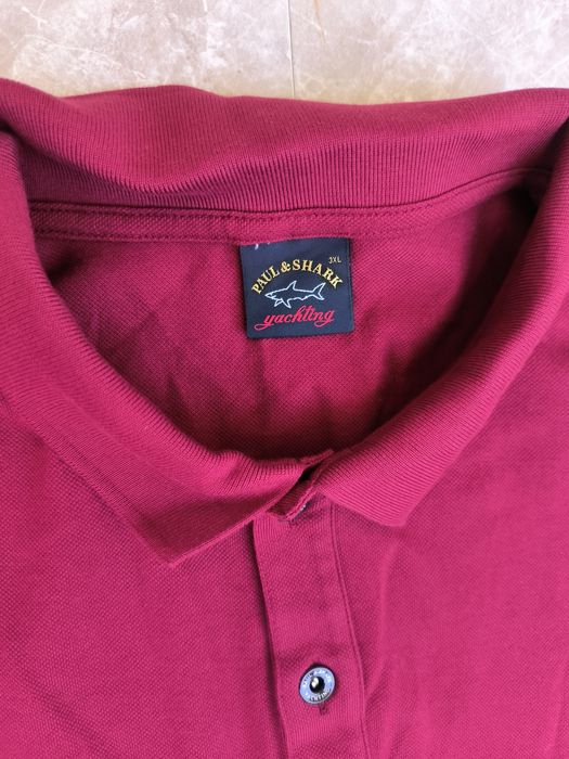 Тениска с яка и копчета Paul&Shark 3XL
