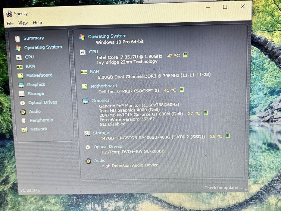 Laptop Dell i7 ssd 512 gb tastatura iluminata