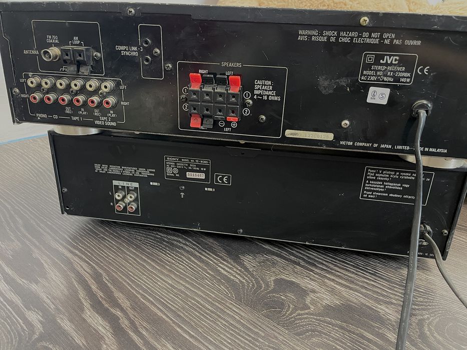 Pachet Boxe + Sistem Audio JVC+ SONY