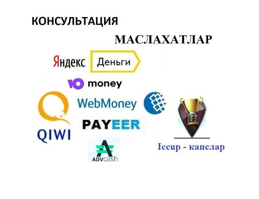 Профессиональная консультация по Webmoney, маслахатлар