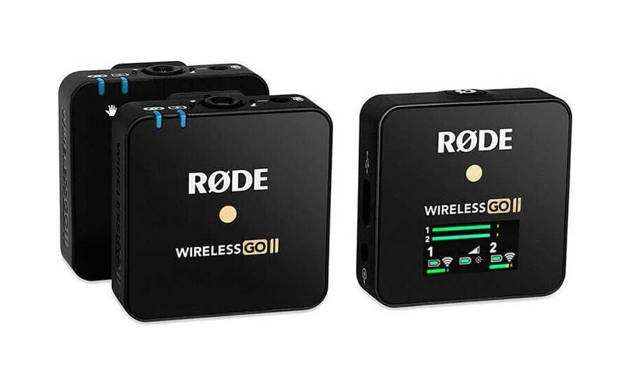 Lavaliere Rode Wireless GO II 2 si husa de incarcare, ca noi, garantie