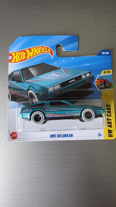 Hot Wheels DMC delorean HW art cars 2025