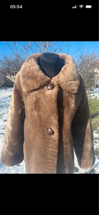 Haina eleganta din blana naturala