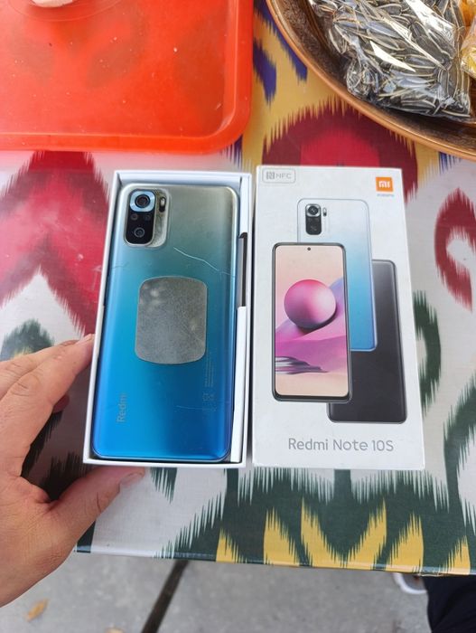 Redmi note 10s holati yaxshi ocean blue rangi 6.128gb
