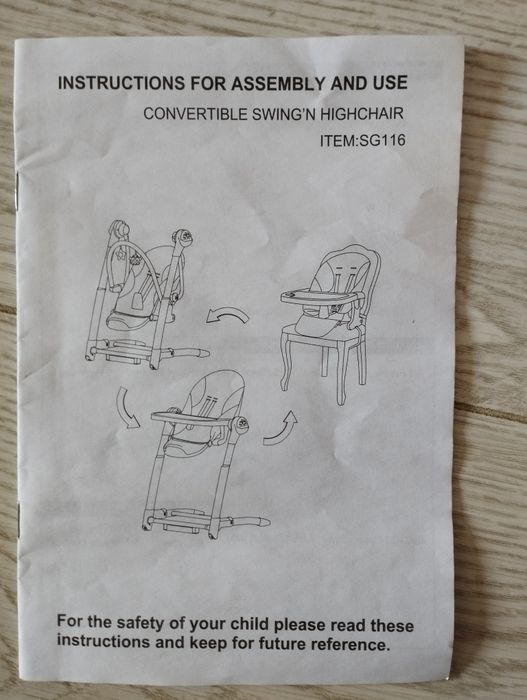 Стулчик для кормления 3в1