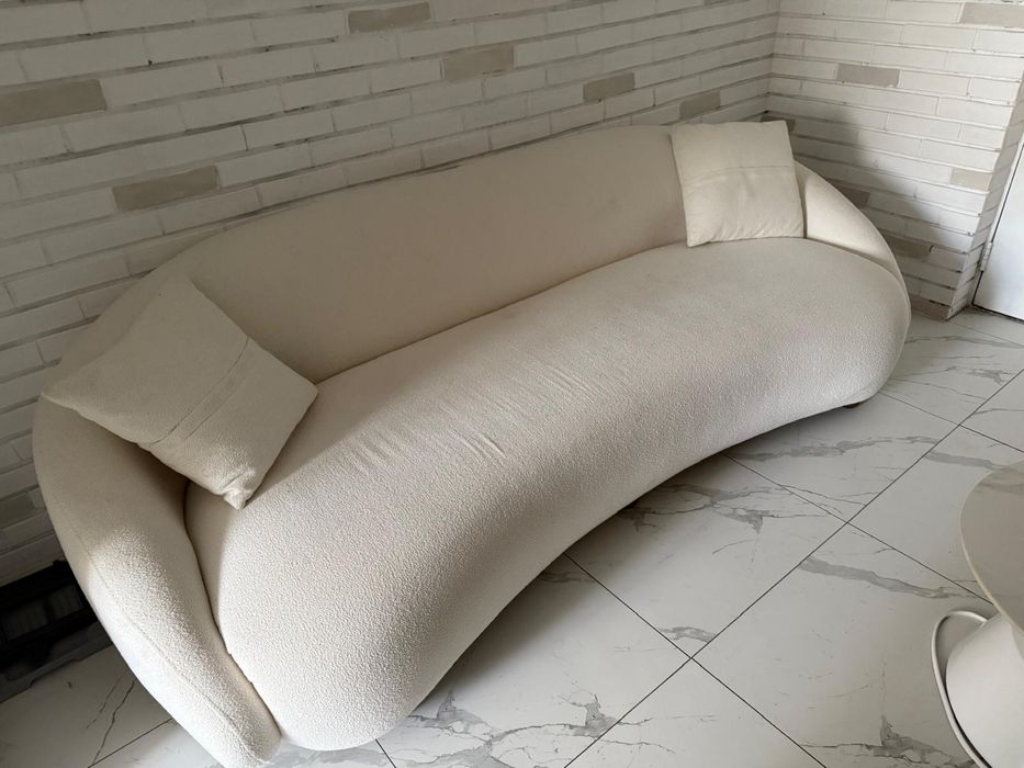 Canapea 3 locuri Napoli Bouclette Cream