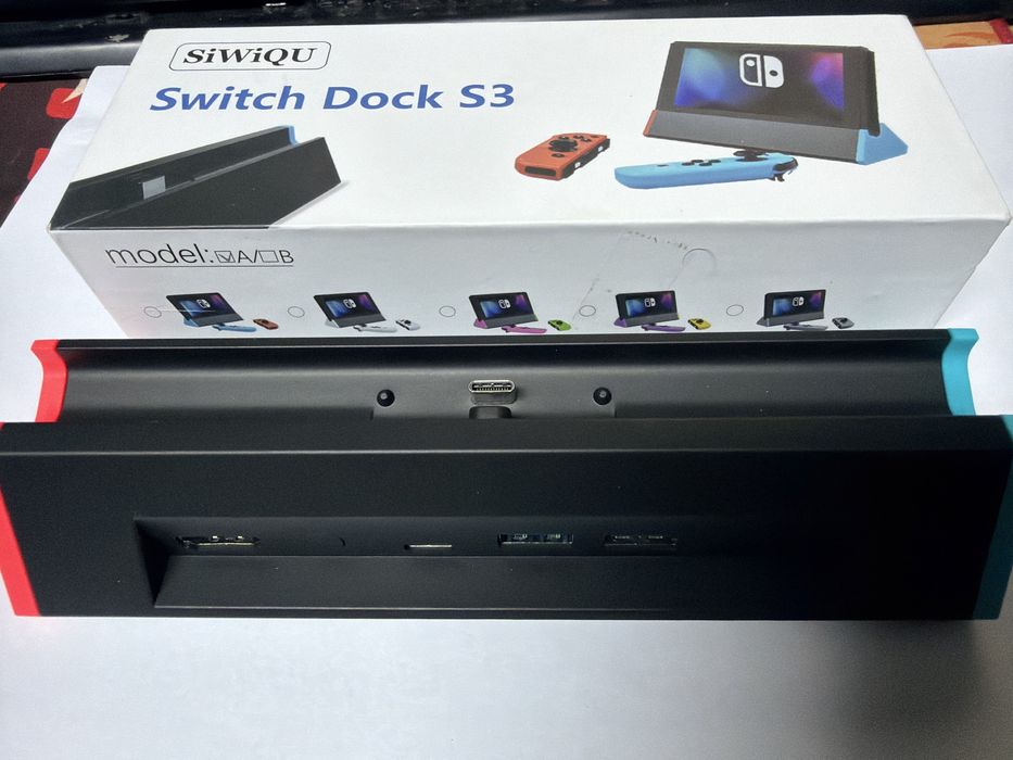 Docking Station SiWiQU Nintendo Switch/ OLED -HDMI, 2xUSB, TV Dock