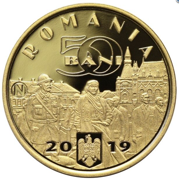 Moneda metal comun Desăvârșirea Marii Uniri – Regele Ferdinand I