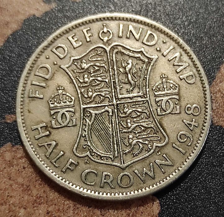 Монети Великобритания -  2 бр› Крал Джордж VI  [1947-1948]