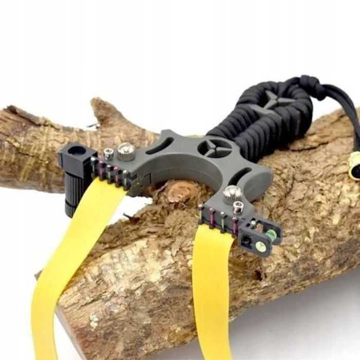 Prastie cu laser, 100 bile, negru/galben, 130x110mm, set complet,nouă