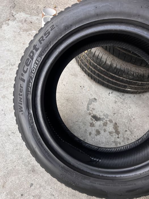 4 anvelope m+s 195/50/15 , Hankook , 6 mm
