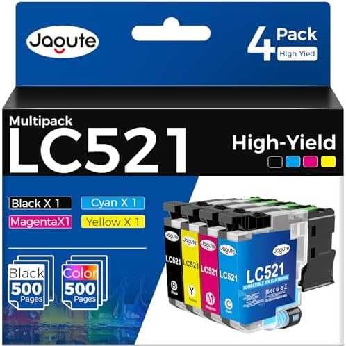 Нови Съвместими мастилници Brother LC521 за DCP-J1260W J1310DW J1360DW принтер тонер печат