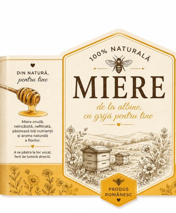 Miere naturala de rapiță