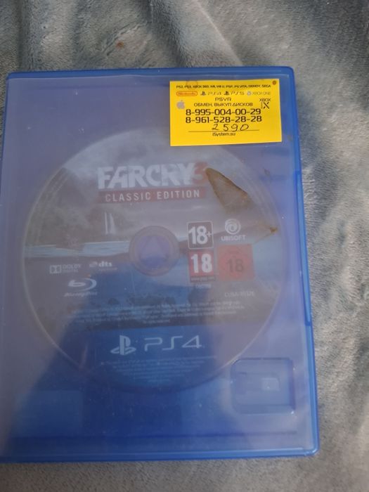 Продам фар край 3 диск на пс4