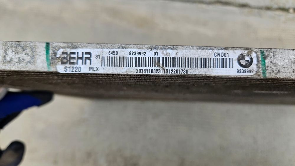 Radiator Clima Bmw X5 F15 X6 F16 Original BEHR