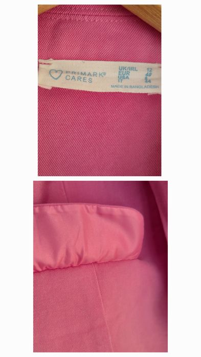 Сако/блейзър MANGO р-р L, TOM TAILOR р-р L,сако (розово), сако (кафяво) каре