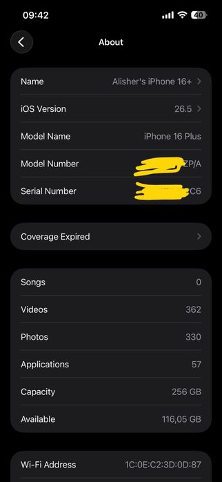 iPhone 16 + plus sotiladi