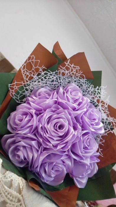 Buchete satin pe comanda  IG: Trandafiri_satin16