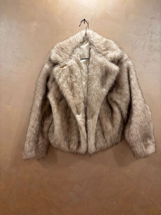 Geaca /haina blana eco,mar 38 /40