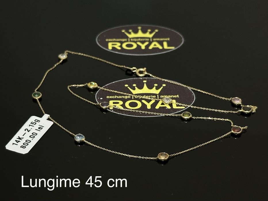 Bijuteria Royal: Lant aur 14k/2.15 gr