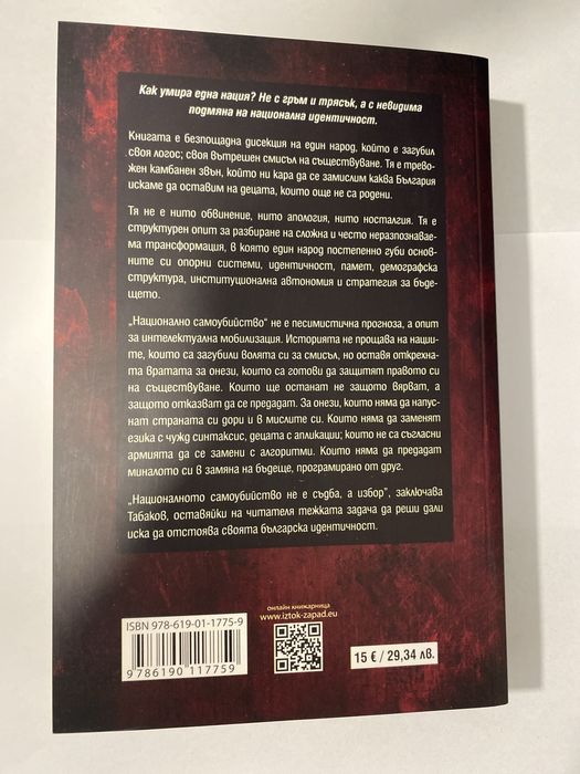 Национало самоубийство - Илия Табаков