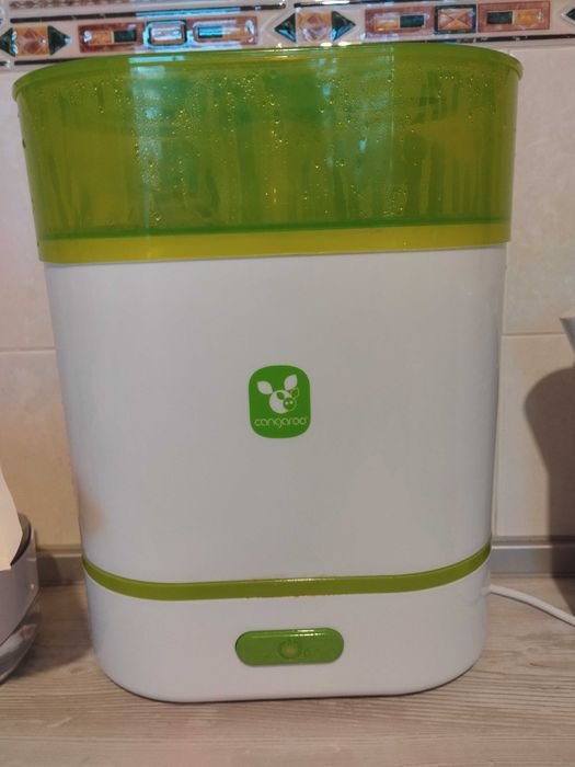 Електрически парен стерилизатор Cangaroo - 3 в 1, зелен