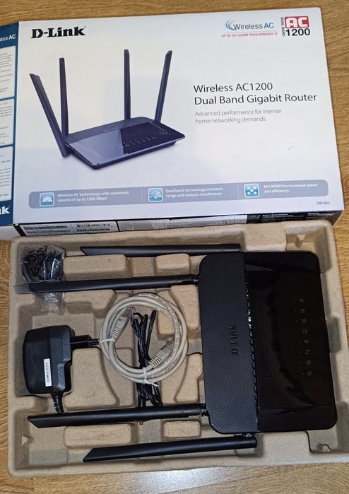 Router D‑Link DIR‑842 AC1200 – Stare excelentă
