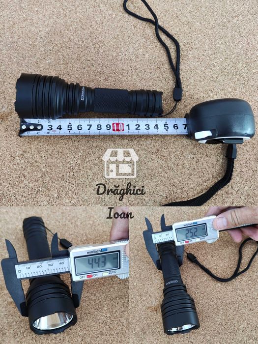 Convoy C8+ Lanterna PROFESIONALA cu Led SST40 pana la 820m / 2000 lm