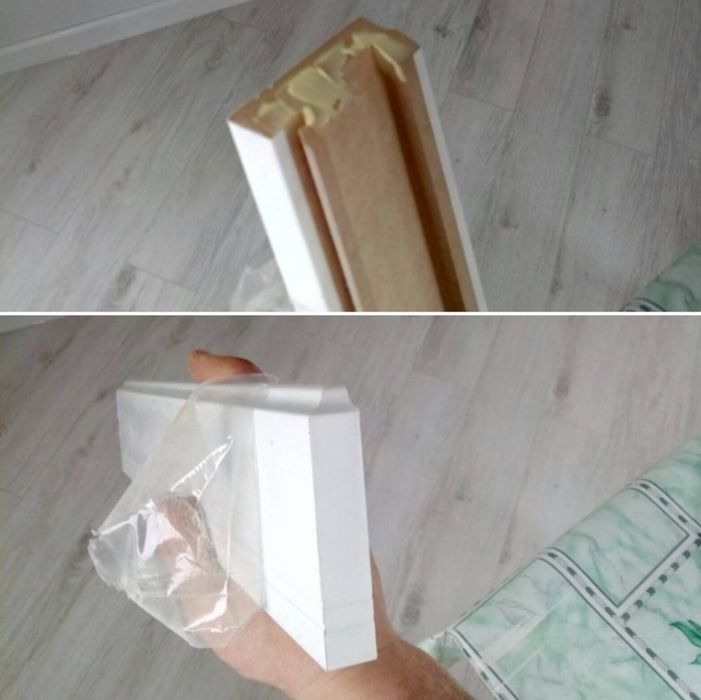 Установка плинтуса укладка ламинат молдинг