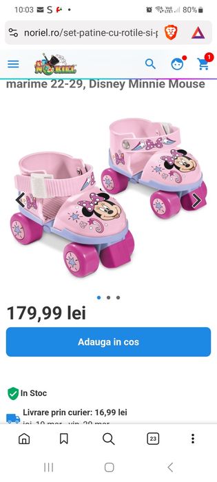 Role reglabile marimea 22 pana la 29