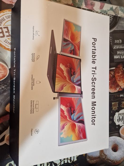 Monitor extensie cu 2 ecrane