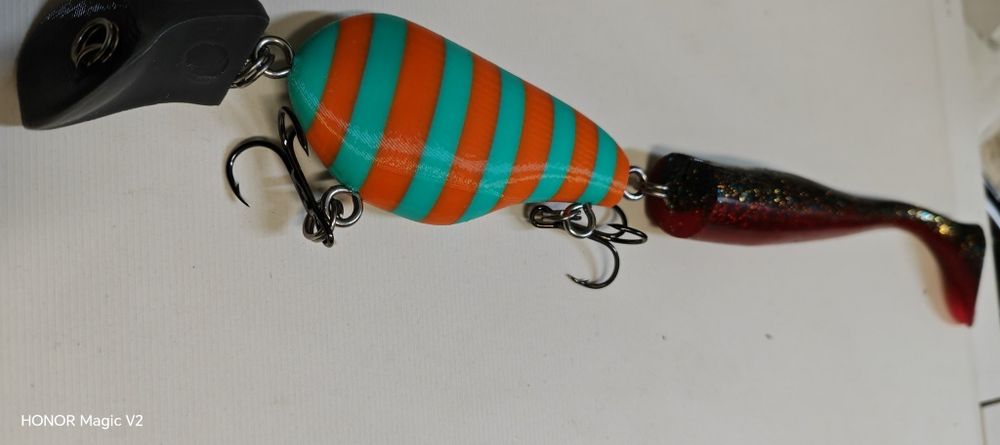 Примамка за риболов Headbanger 3д принтирана