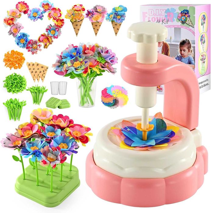 Детски комплект за изработка на цветя, ръчна изработка на цвете
