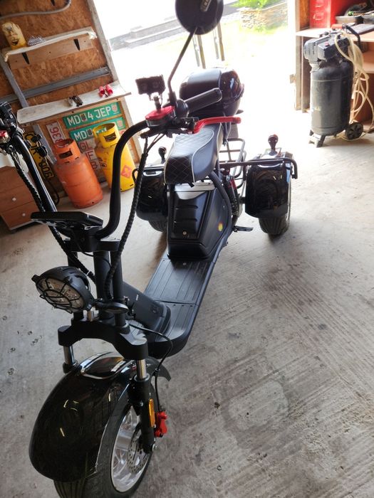 Scuter electric HM.3.0 2000W, 3 roti  viteza maxima 55-50 km