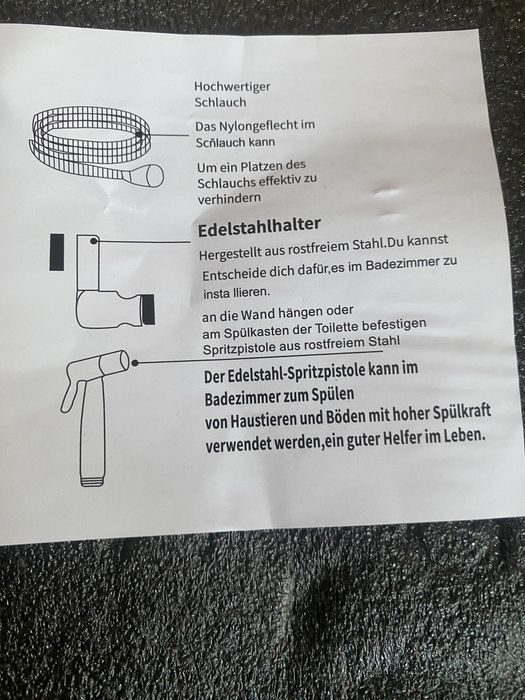 Професионален немски тоалетен смесител висок клас