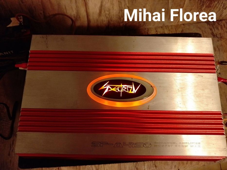 Subwoofer JBL , amplificator Spectron kit cabluri