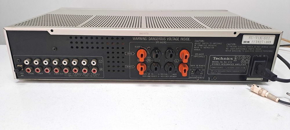 Technics SU V 1 X amplificator vintage statie sunet bun