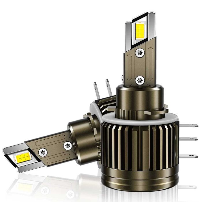 Мощни LED Крушки H15 Златна Серия – 100W – Перфектен Фокус  ГАРАНЦИЯ