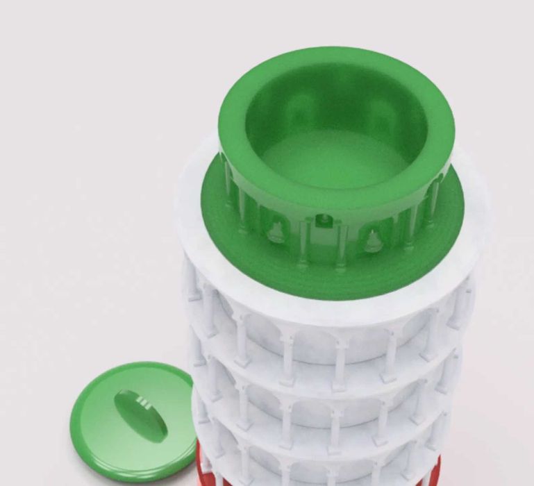 Turnulețul de cafea – dispenser 3D pentru capsule