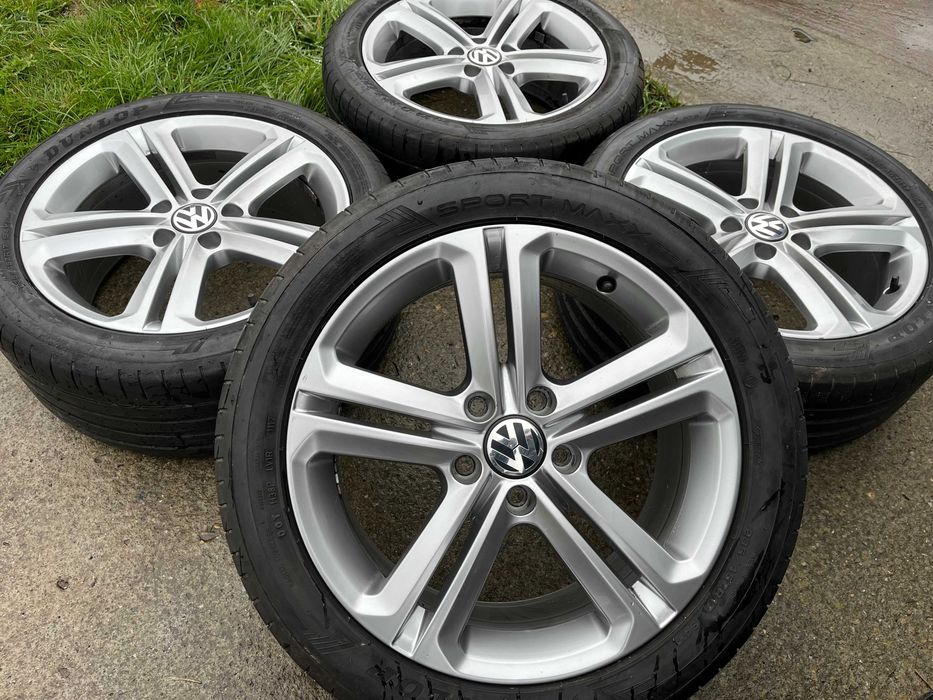 Jante VW Passat R Line 17 Golf Jetta Touran Caddy anvelope 235/45ZR17
