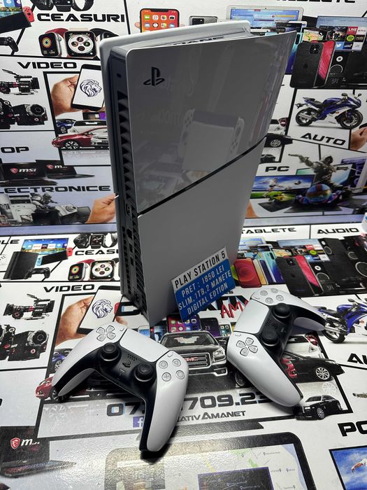 PS5 SLIM / 1TB / 2 Manete / Digital Edition / CreativAmanet