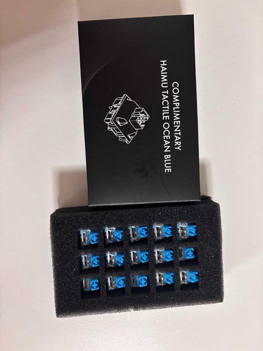 Complementary Haimu Ocean Blue Switches