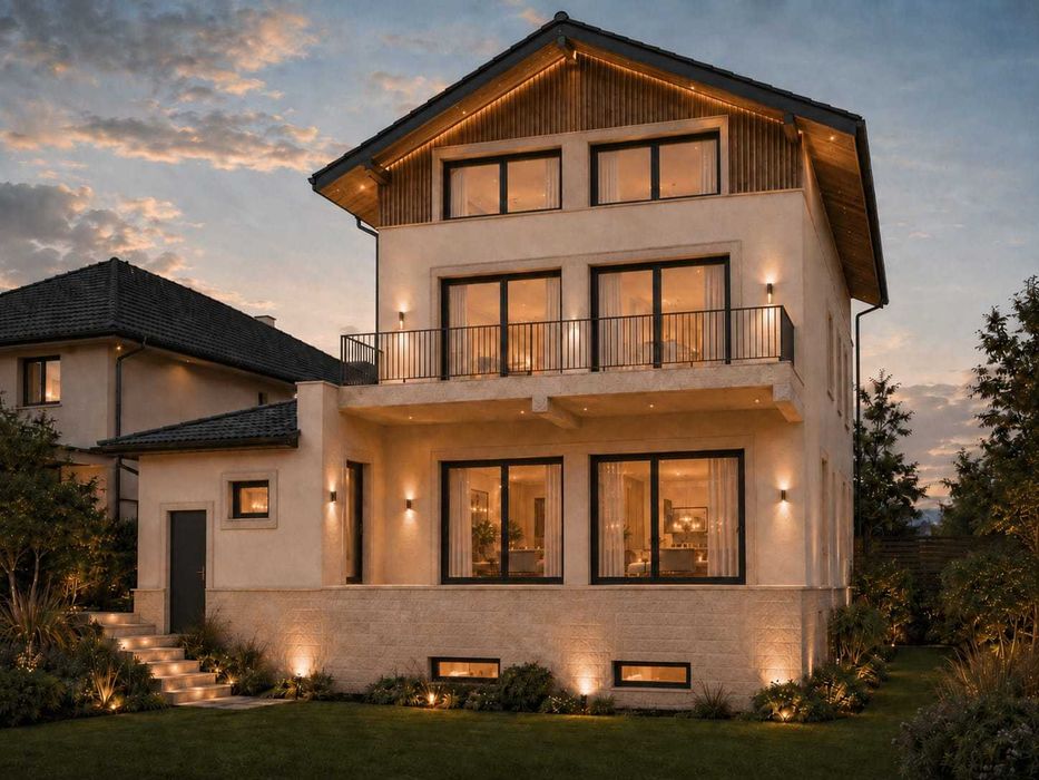 CASA Individuala Superba 320 mp-Mansardă SPA-Demisol Crama-7-9 km de centrul CJ--POSIBILITATE DE PERSONALIZARE