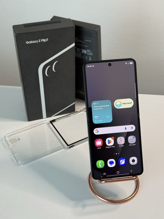 Samsung Galaxy Z Flip 7  97% full box + Garantie / Husa Samsung