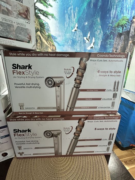 Full set Shark FlexStyle noii in stare perfecta de functionare