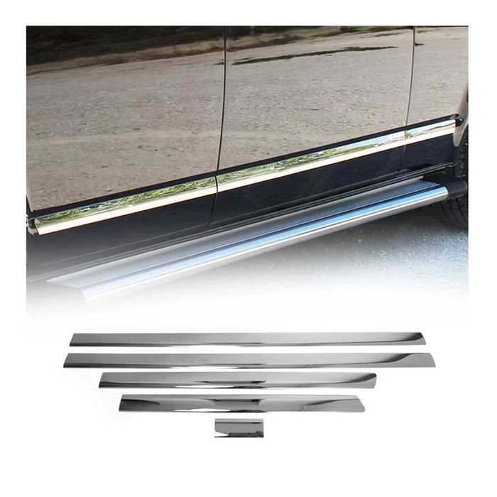 Ornamente bandouri crom pentru VW T5 2003-2015, modelul scurt L1