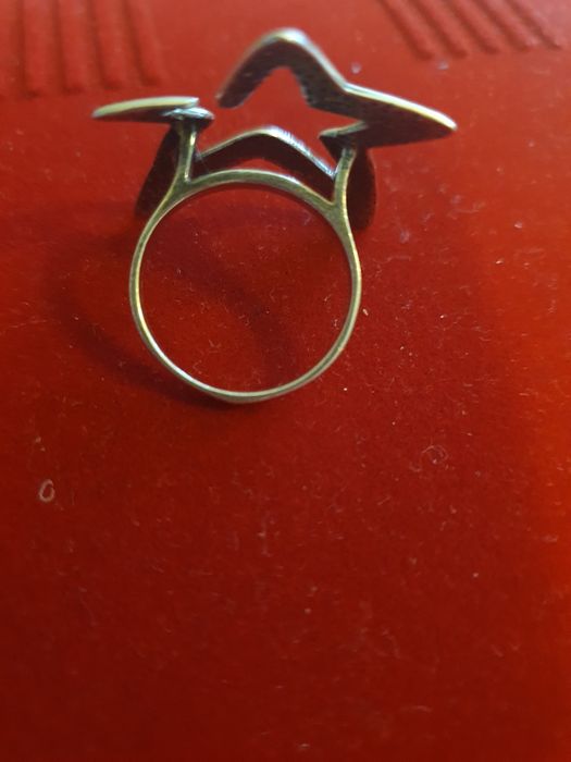 Inel stea argint 925