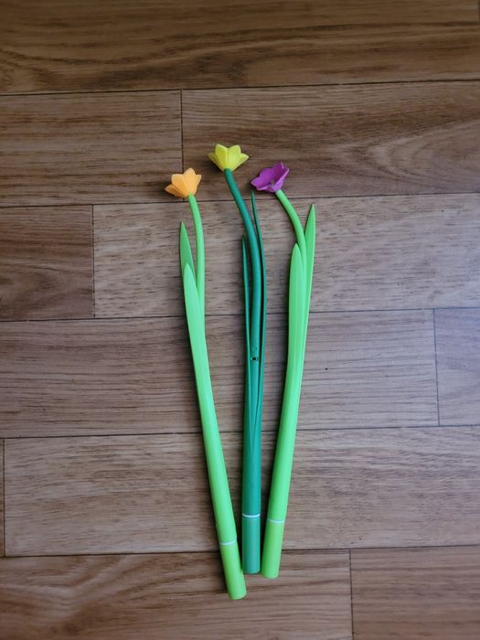 Ручки шариковые Цветы