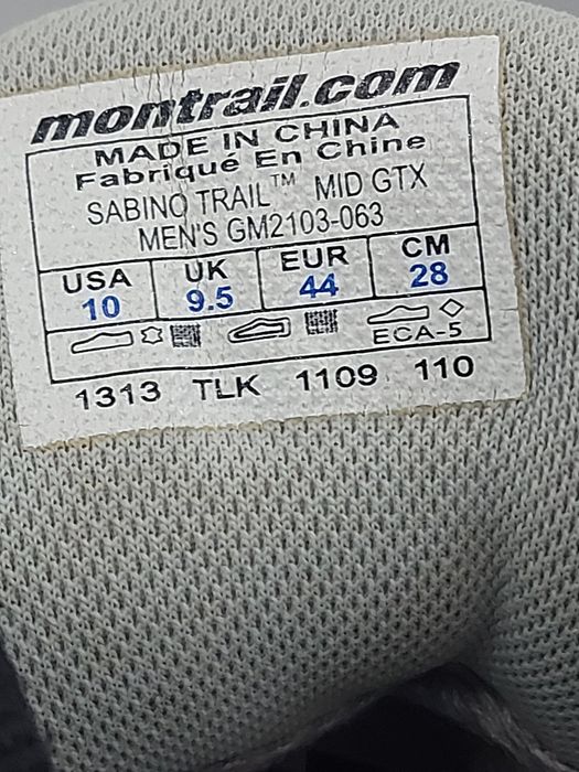 Мъжки туристически обувки MONTRAIL. Номер 44